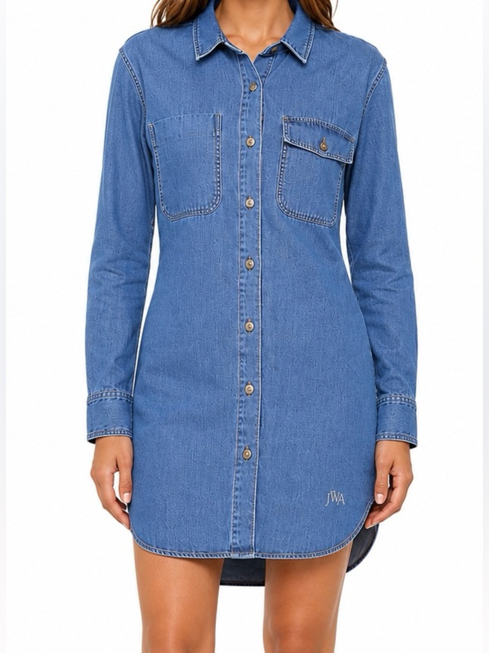 JW Anderson x Uniqlo Denim Shirt Dress Blue XS Limited Edition